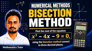 Bisection Method: 3 Decimal Places Accuracy | VTU 1BMATS201