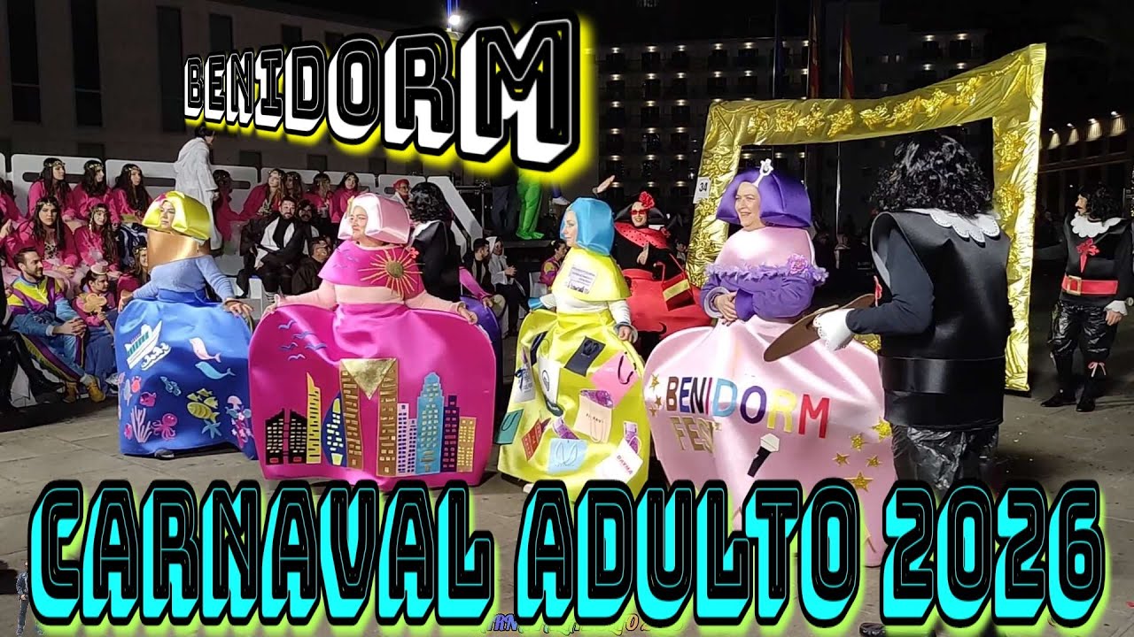 CARNAVAL ADULTO 2026 4ª parte #benidorm #carnaval2026 #carnaval #desfile #tradiciones #fiesta