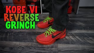 Kobe 6 Protro Reverse Grinch OUTFIT And ON FEET Look