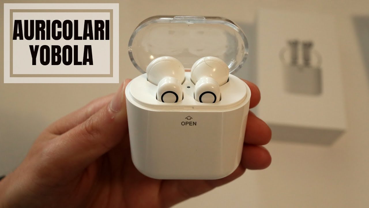 Recensione auricolari wireless YOBOLA - YouTube
