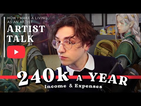How I Make Money As An Artist (with exact numbers and expenses breakdown)