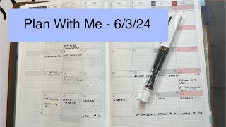 Weekly Functional Plan With Me - June 3, 2024 - 6 Month Flip Through