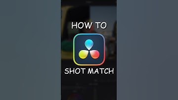 How to SHOT MATCH in Davinci Resolve!🤝 #davinciresolve