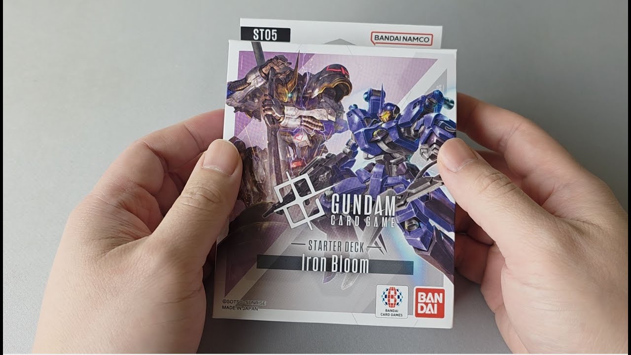 Gundam Card Game ST-05 Iron Bloom unpacked