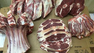 Разделка баранины Рынок. meat cutting, meat, butcher, 肉,切肉,屠夫,猪肉,牛肉,羊肉,鸡,係食物呀！