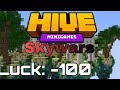 Pov you play minecraft skywars but you are an unlucky human being