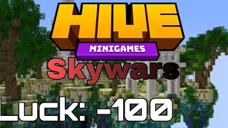 POV: you play Minecraft Skywars but you are an unlucky human being