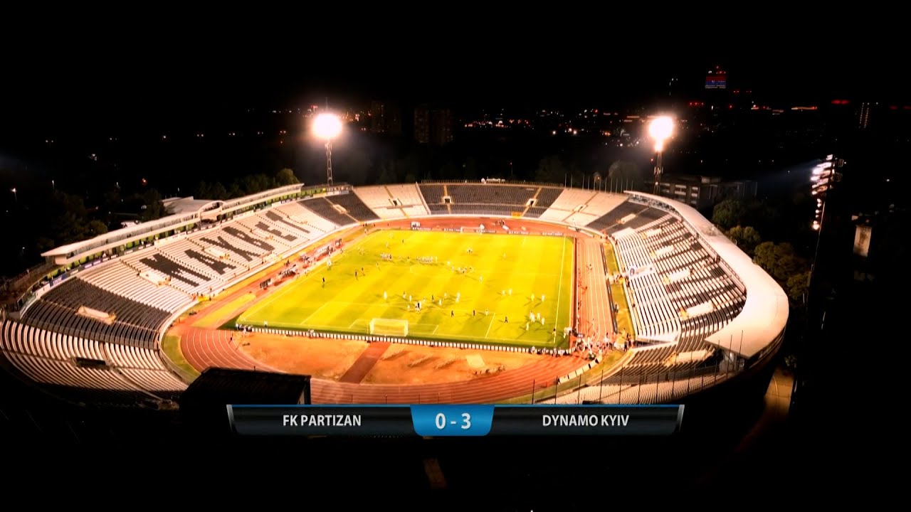Fudbal: Golovi sa utakmice Partizan - Dinamo Kijev (0:3)