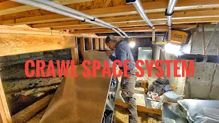 HVAC Installation | Horizontal system | Crawl space system