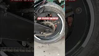 rim stickers modified #viralvideo #shotsvideo #goviralvideo #ksvbikershop