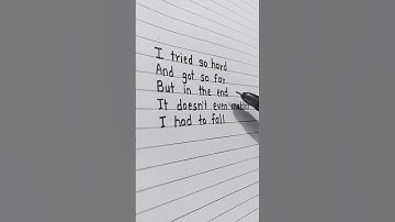 Thumbnail of In the End song lyrics  #aesthetic #lyrics #sad #music #lyric