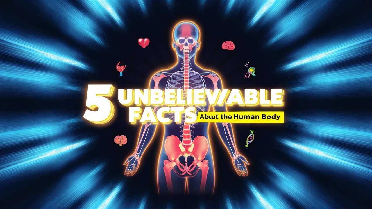 5 Unbelievable Facts About the Human Body #humanbody, #unbelievablefacts , #anatomy , #humanbiology