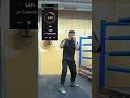 Boxing footwork workout with an app. Move in a direction, throw a combo.