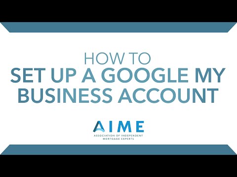 Video How to Set Up a Google My Business Account - youtube
