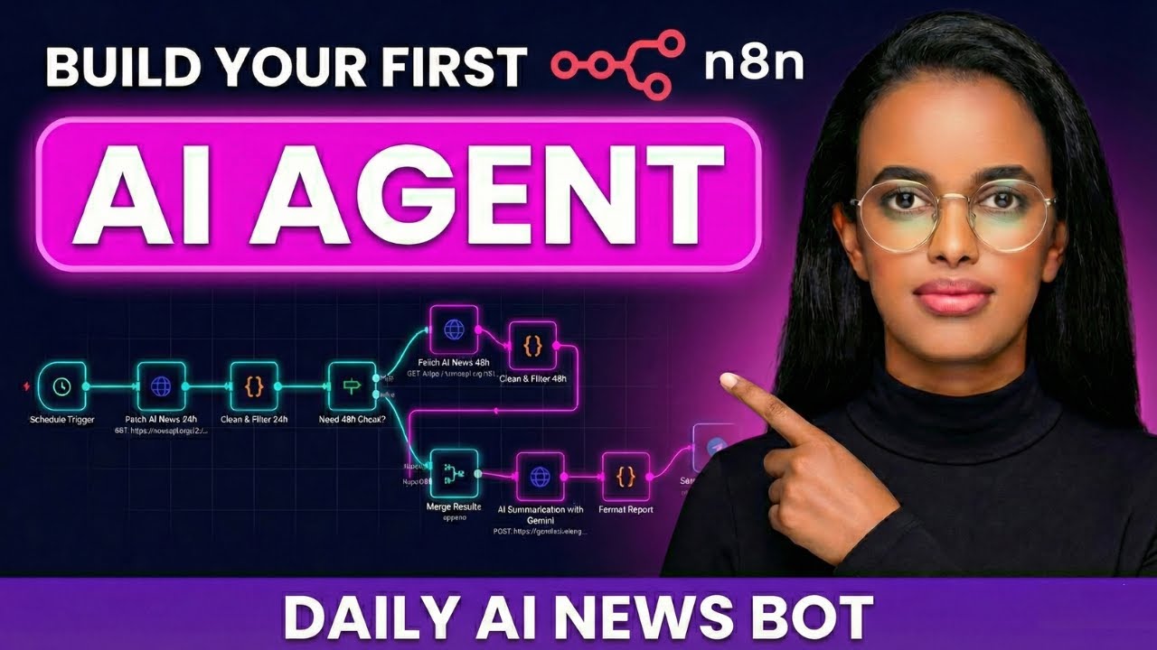 Build Your Own AI Agent | n8n Automation Tutorial for Beginners - YouTube