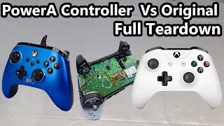 PowerA Enhanced Wired Controller for Xbox and PC vs Xbox Official Controller Teardown by GAMETUBE786 601 views 10 months ago 3 minutes, 1 second