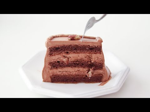 キャラメル&チョコレートケーキ Caramel & Chocolate Cake|HidaMari Cooking