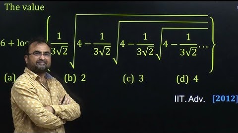 IIT JEE advanced PYQ logarithm 2012