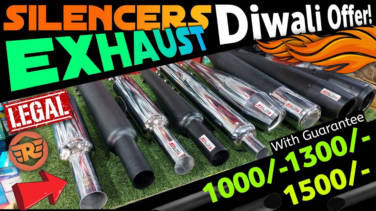 Silencers For RoyalEnfield  Diwali Offer  1000  1300  1500  Branded With Guarantee  silencer