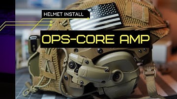 Ops-Core AMP Install On Team Wendy Helmet