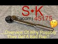 S•K (Facom)45175 Ratchet TEARDOWN And Examination Of Design, 3/8” Drive