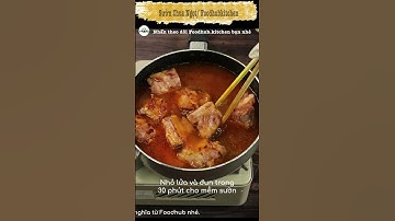 Làm Thử Món Sườn Mềm Thơm Chua Ngọt Cực Cuốn Bạn Nhé #Shorts