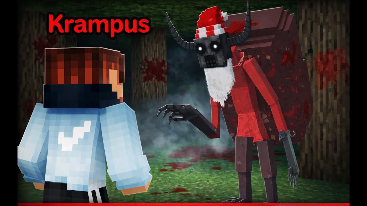 KIŞ CANAVARI KRAMPUS PEŞİMDE! - Minecraft Serileri - Bölüm 1