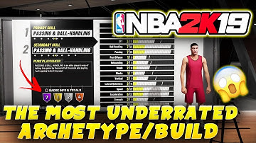 THE MOST UNDERRATED ARCHETYPE/BUILD IN NBA 2K19! With SEVEN HALL OF FAME BADGES!