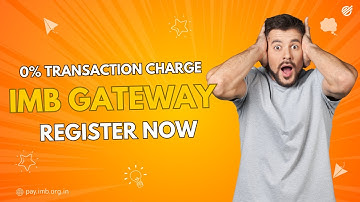 If you need a payment gateway for your website then register with IMB payment gateway immediately