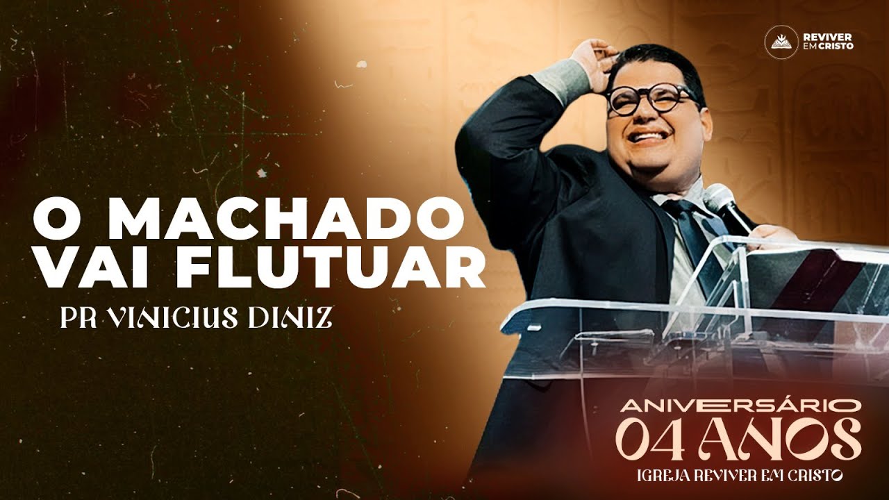 O MACHADO VAI FLUTUAR | PR VINICIUS DINIZ | REC 4 ANOS | EBD | 20/08/2023