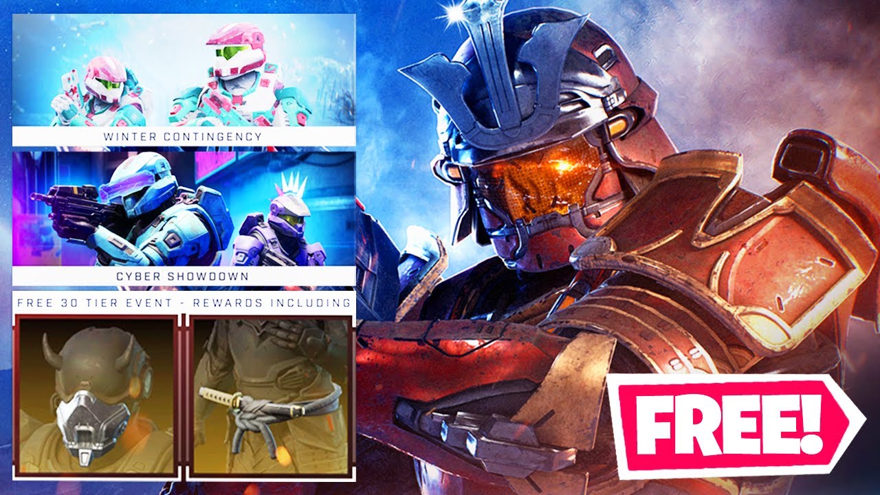 NEW CHRISTMAS EVENT AND FRACTURE REWARDS! WINTER CONTINGENCY AND CYBER SHOWDOWN EVENT HALO INFINITE!