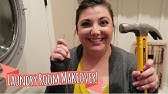 DIY Laundry Room Ideas | How to decorate small space - YouTube