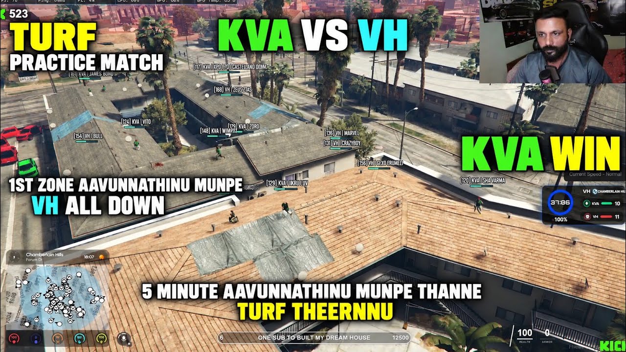 🔥 KVA VS VH TURF | 5 MINUTESINU MUNPE TURF THEERNNU 😂🔥