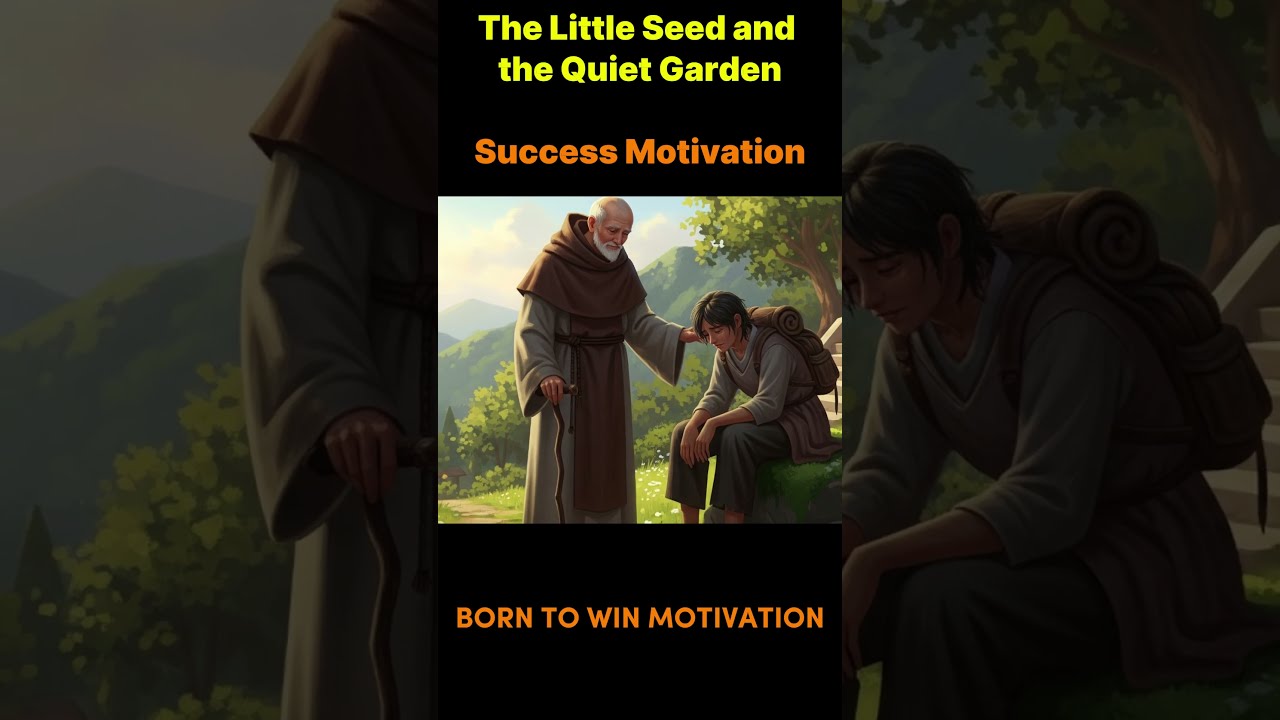 The Little Seed & the Quiet Garden Part 1 – A Monk's Story of Patience | Born to Win Motivation