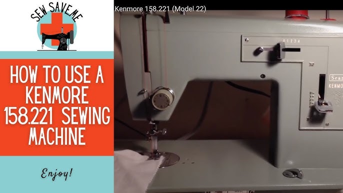 Kenmore 158.16410 Sewing Machine Instruction Manual