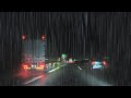 ☔️Late Night Rainy Highway Drive💤Drift into Deep Sleep😴