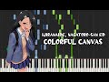 Ijiranaide nagatorosan ed  colorful canvas by sumire uesaka  others piano sheet music