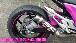 Kawasaki Z800 2015 a2 code 80 35kw