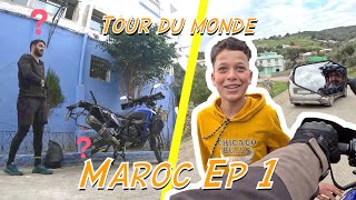 Tour du Monde / Maroc EP 1 Entre Rencontre, Off Road et Crevaison ? ? on garde le sourire ?