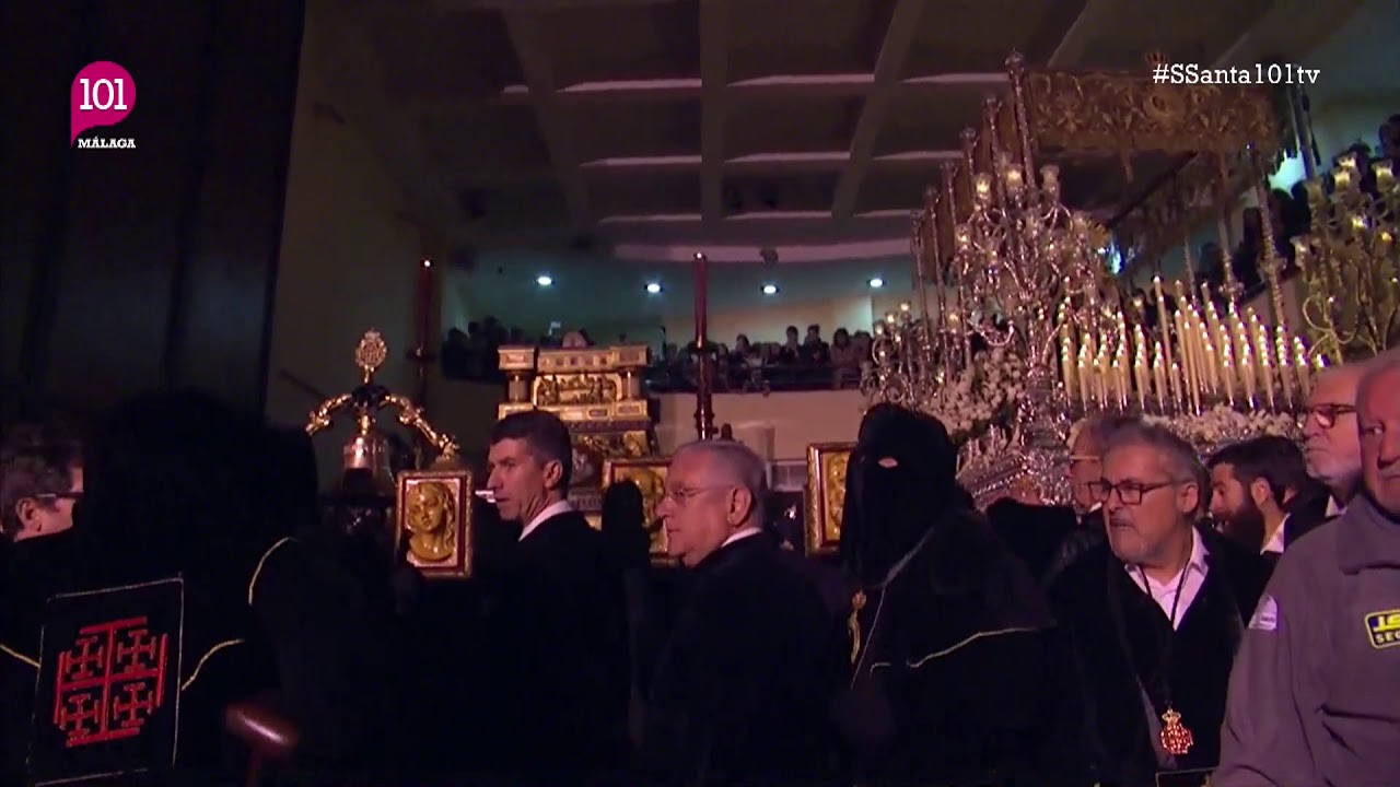 Semana Santa 2019 Málaga | Encierro de Nuestro Padre Jesús del Santo Sepulcro | 101tv