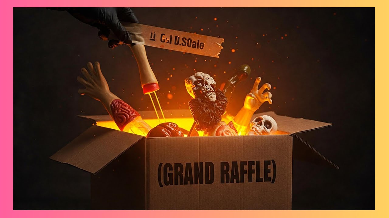 Grand Raffle - Haunt pages - Unboxing