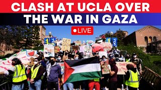 Pro-Palestine Protest At UCLA LIVE | Students At UCLA Campus In Los Angeles Protest Against War