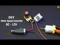 How to Make Simple Motor Speed ​​Control Circuit