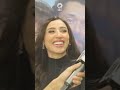 رد غريب من دينا الشربيني لما سألوها عن علاقتها بكريم محمود عبد العزيز