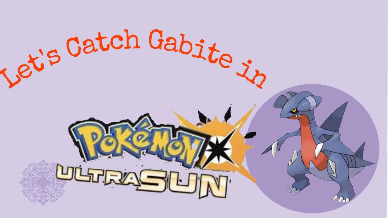 Catching 🔥 Gabite🔥 in Pokemon Ultra Sun