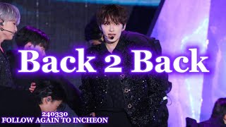 240330 SEVENTEEN 세븐틴 JUN 준 4K FOCUS "Back 2 Back"  FOLLOW AGAIN TO INCHEON