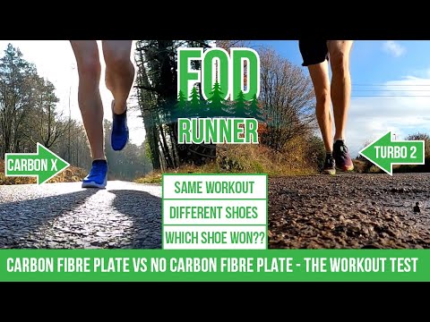 Carbon Fibre Plate (Carbon x) VS No Carbon Fibre Plate (Turbo 2) Running Workout Test | FOD Runner
