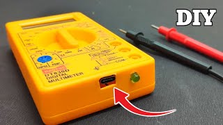 Multimeter Upgrade|| How to make a rechargeable multimeter ?