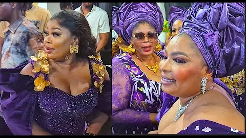 ALL THE GLAMOUR FROM MERCY AIGBE’S MUM BURIAL — SEYI EDUN, LAIDE BAKARE & MORE STARS SHINE