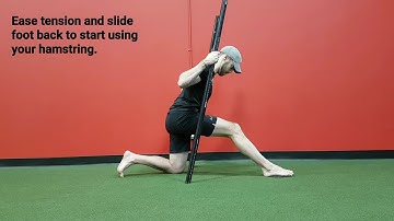 Half Kneeling ENG Hamstring Slide
